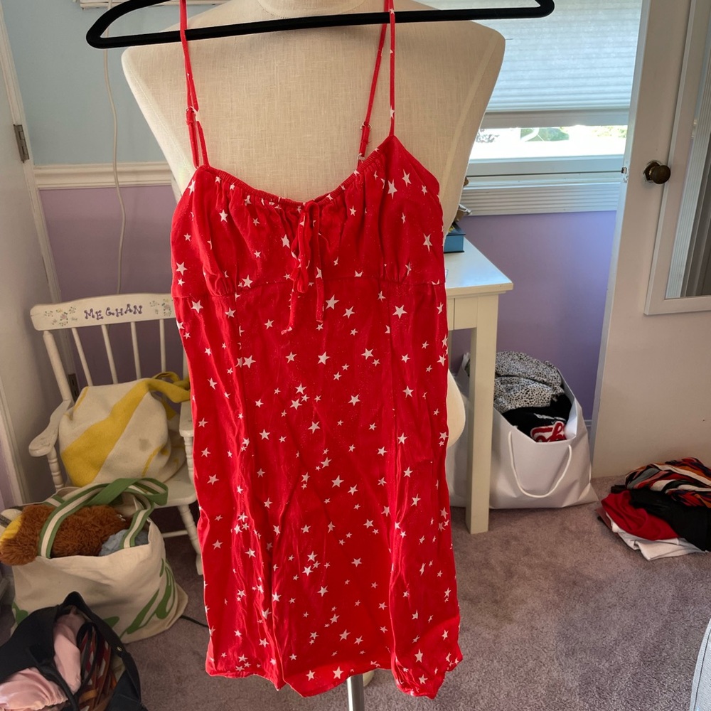 RED MINI DRESS